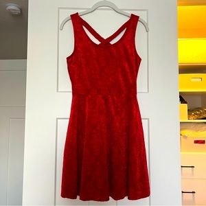 Red Skater Dress